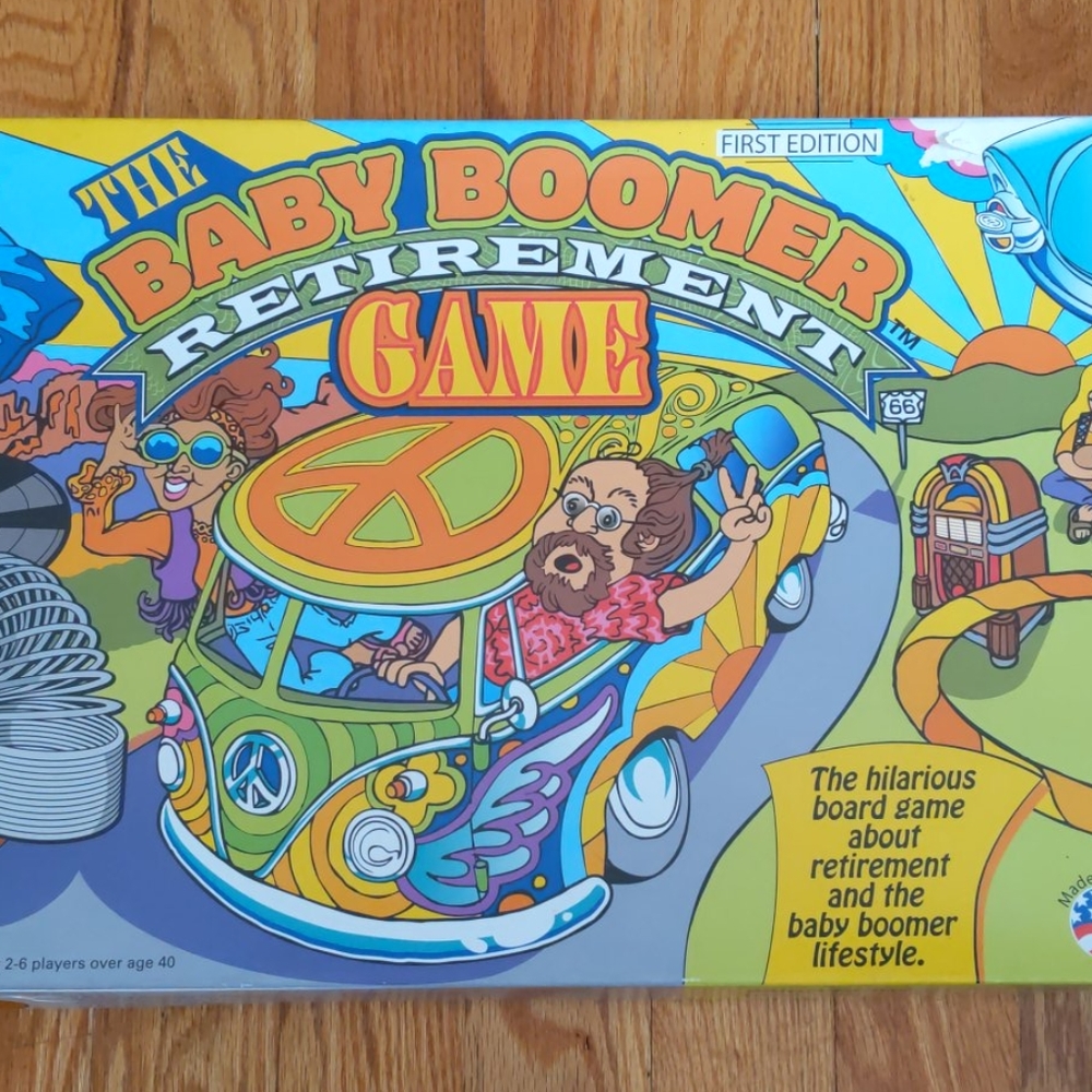 Board game: baby boomer retirement